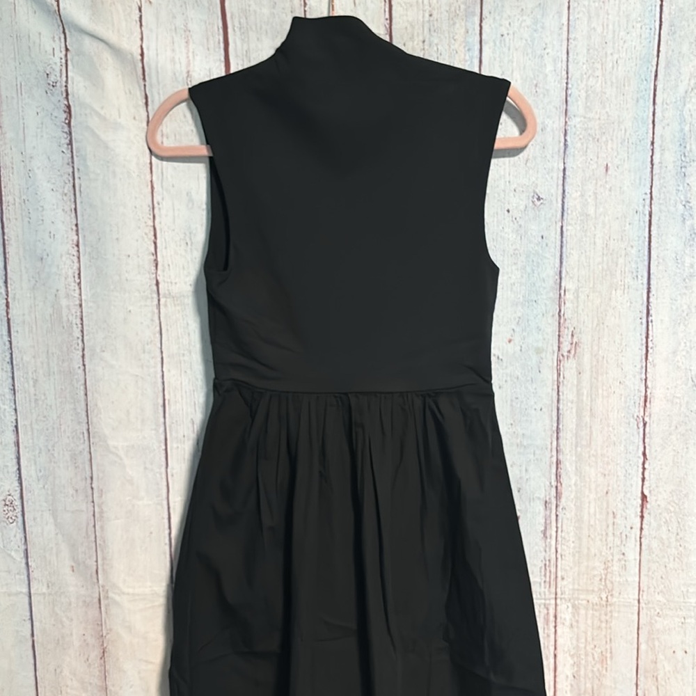 NWT J. Crew Fitted knit mockneck dress with poplin skirt - Picture 11 of 11